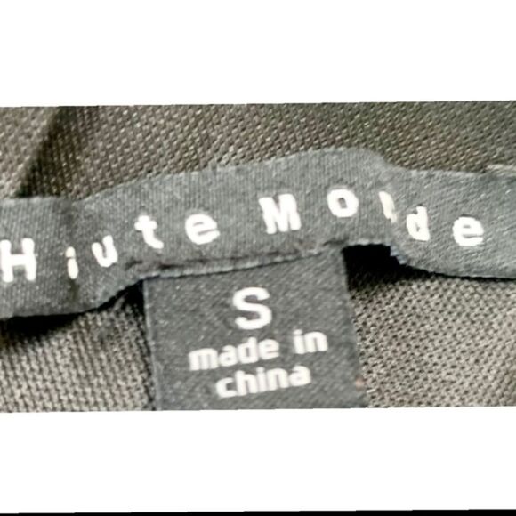 Haute Monde black & white floral Print Mini Dress - Picture 6 of 9